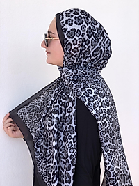 Leopar soft şal