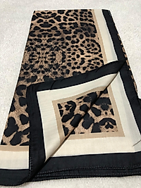 Leopar soft eşarp