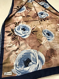 Güllü desen soft şal