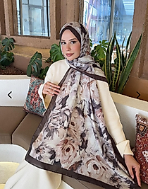 Desenli pamuk soft şal