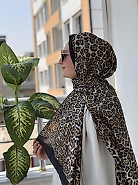 Leopar soft şal