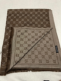 Çift taraflı pamuk Gucci şal