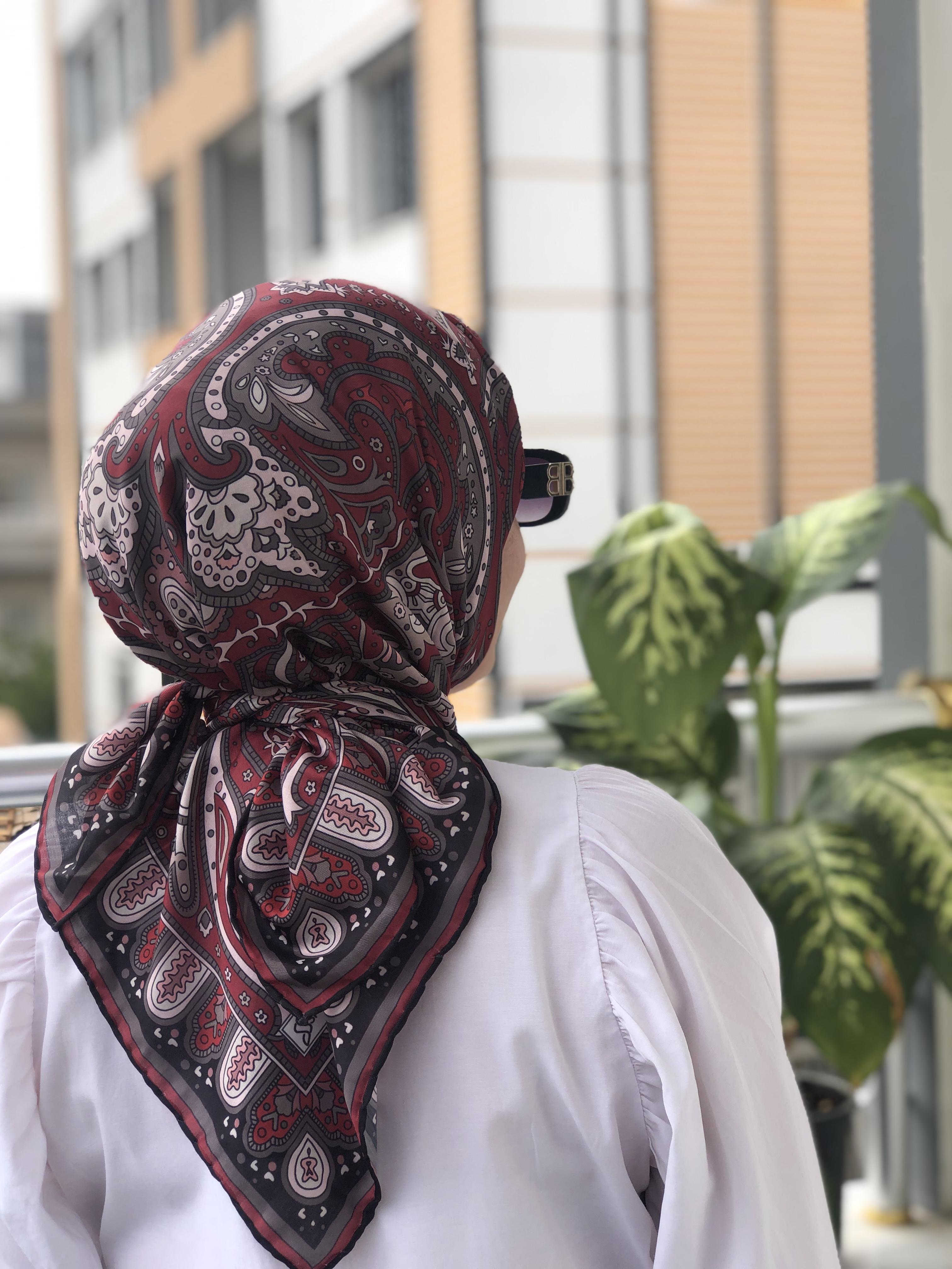 Etnik desen soft eşarp