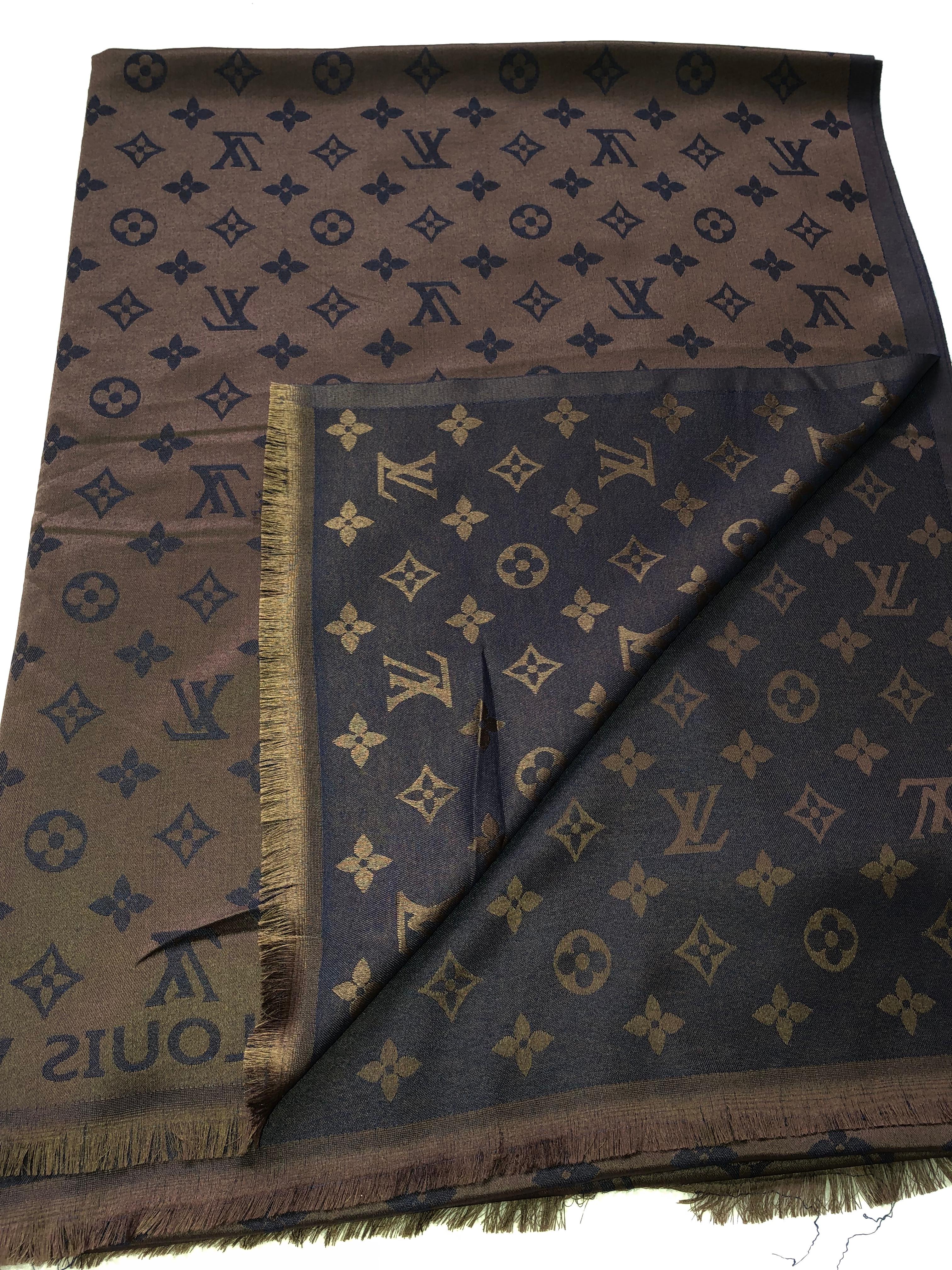 Louis vuitton çift taraflı şal