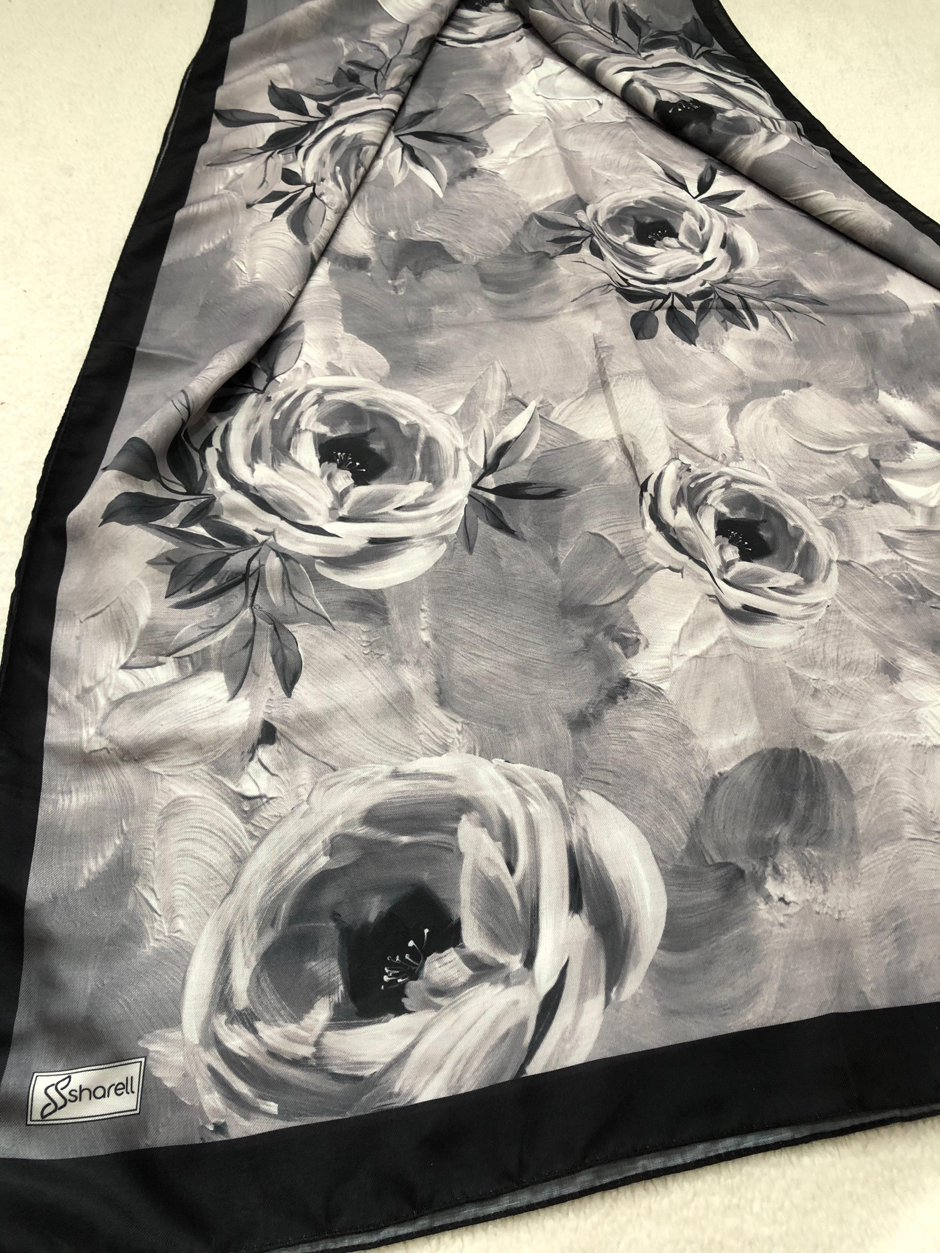 Güllü desen soft şal