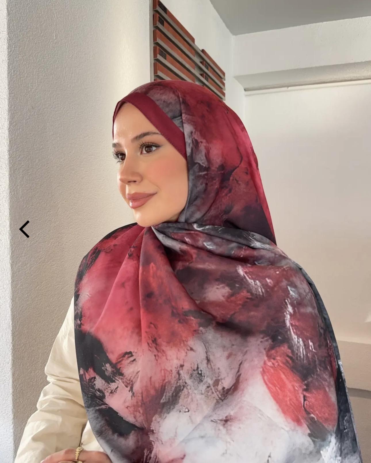 Desenli pamuk soft şal